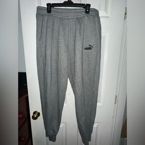 Men’s gray Puma sweatpants
